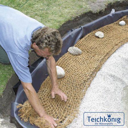 Teichbaumaterial Böschungsmatten Teichkönig
